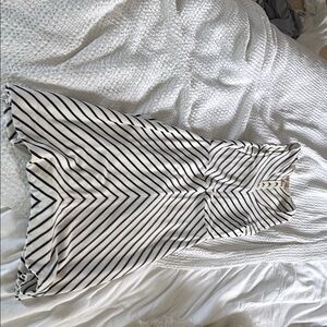 Banana Republic Vintage.  Black and White Striped Dress. Size 0